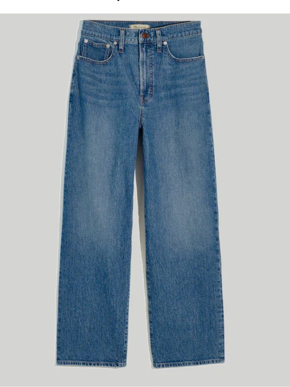 Madewell Perfect Vintage Wide Leg Crop Jean